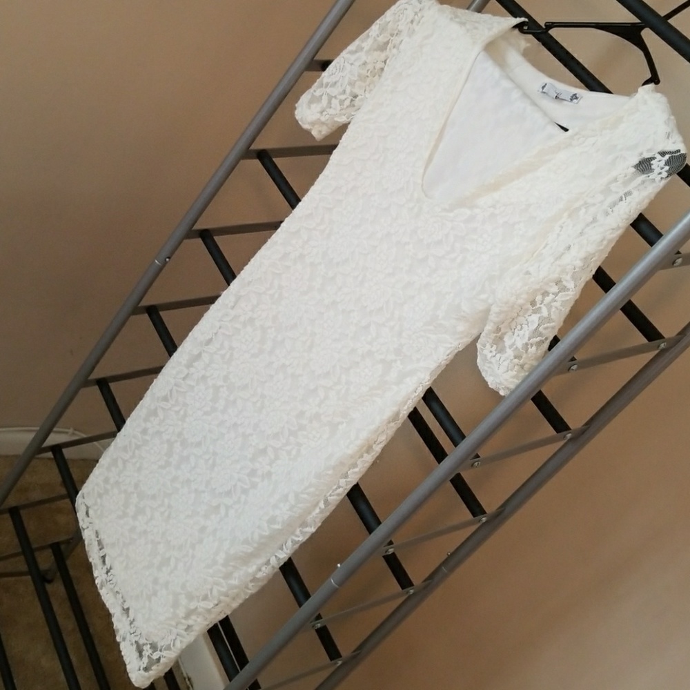 White Lace Dress